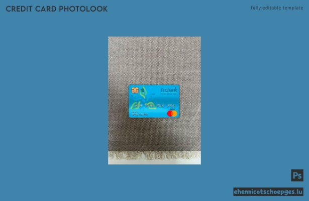Cameroon Ecobank Bank Master Debitkarte Fotobeispiel Vorschau